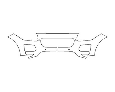 2020 JAGUAR E-PACE S Bumper With Sensors(3 Piece)