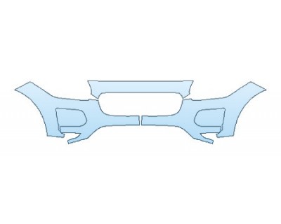 PAINT PROTECTION KIT - 2019 JAGUAR E-PACE SE BUMPER(3 PIECE) - PRECUT PPF CLEAR BRA WRAP