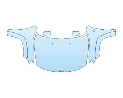 2018 JEEP GRAND CHEROKEE HIGH ALTITUDE FULL HOOD FENDERS MIRRORS (OFF ROAD PKG) PRECUT PPF CLEAR BRA WRAP