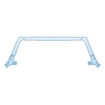 PRECUT PPF KIT - 2018 JEEP WRANGLER JK ALTITUDE ROOF A-PILLARS PRECUT PPF CLEAR BRA WRAP