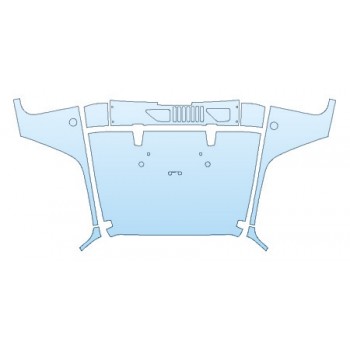PRECUT PPF KIT - 2018 JEEP WRANGLER JK UNLIMITED GOLDEN EAGLE FULL HOOD PRECUT PPF CLEAR BRA WRAP