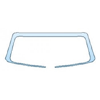 PAINT PROTECTION KIT - 2019 JEEP WRANGLER JL RUBICON ROOF A-PILLARS - PRECUT PPF CLEAR BRA WRAP