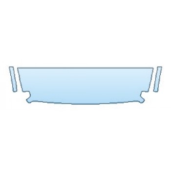 PAINT PROTECTION KIT - 2020 JEEP WRANGLER JL SPORT S HOOD(18 INCH WRAPPED EDGES) - PRECUT PPF CLEAR BRA WRAP