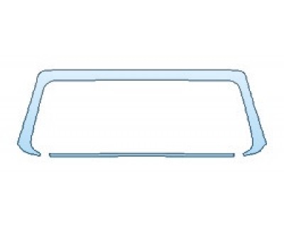 PAINT PROTECTION KIT - 2020 JEEP WRANGLER JL SPORT S ROOF A-PILLARS (2 PIECE) - PRECUT PPF CLEAR BRA WRAP