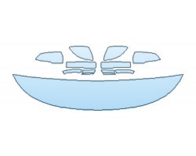 2018 LAND ROVER RANGE ROVER AUTOBIOGRAPHY HOOD (18 INCH) MIRRORS PRECUT PPF CLEAR BRA WRAP