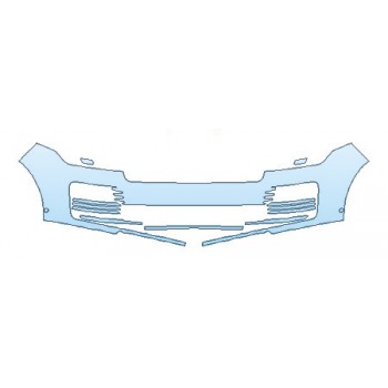 PRECUT PPF KIT - 2018 LAND ROVER RANGE ROVER AUTOBIOGRAPHY BUMPER WITH SENSORS PRECUT PPF CLEAR BRA WRAP