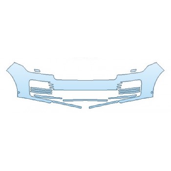 PRECUT PPF KIT - 2018 LAND ROVER RANGE ROVER SUPERCHARGED BUMPER WITH SENSORS PRECUT PPF CLEAR BRA WRAP
