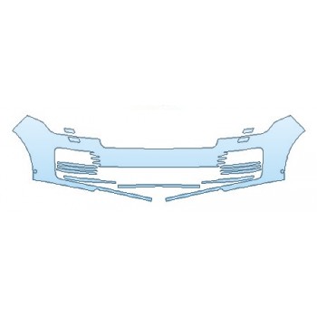 PRECUT PPF KIT - 2018 LAND ROVER RANGE ROVER SUPERCHARGED BUMPER WITH WASHERS AND SENSORS PRECUT PPF CLEAR BRA WRAP