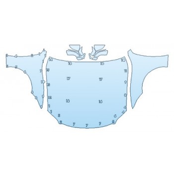 PRECUT PPF CLEAR BRA WRAP