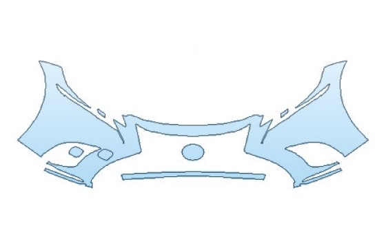 PRECUT PPF KIT - 2018 LEXUS LS 500 BASE BUMPER (2 PIECE) PRECUT PPF CLEAR BRA WRAP