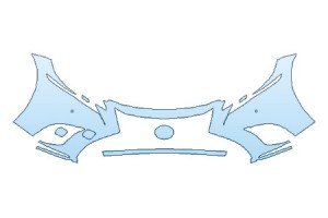 2018 LEXUS LS 500 BASE BUMPER WITH SENSORS (2 PIECE)