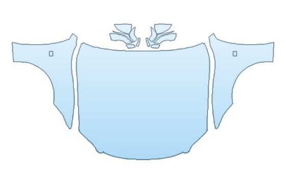 PRECUT PPF CLEAR BRA WRAP