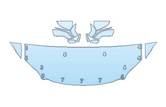 PRECUT PPF CLEAR BRA WRAP