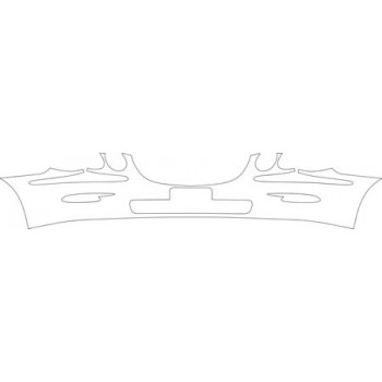 2009 BUICK LACROSSE CXL  Bumper With Plate Cut Out Kit