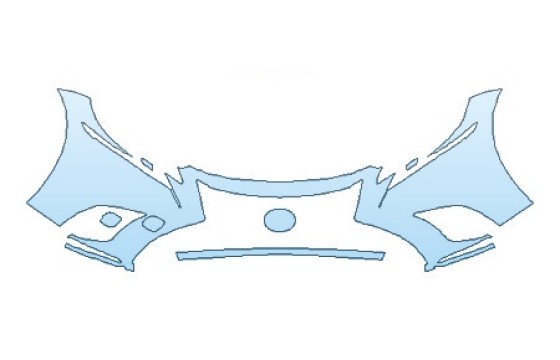 PRECUT PPF KIT - 2018 LEXUS LS 500H BUMPER (2 PIECE) PRECUT PPF CLEAR BRA WRAP