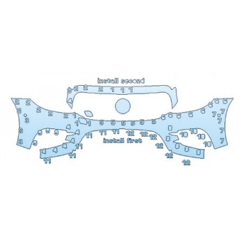 2018 MERCEDES E-CLASS CABRIOLET E400 4MATIC BASE Bumper With Sensors