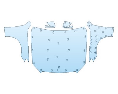 PRECUT PPF CLEAR BRA WRAP