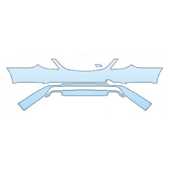 PRECUT PPF KIT - 2018 MERCEDES S-CLASS SEDAN S560 BASE REAR BUMPER PRECUT PPF CLEAR BRA WRAP