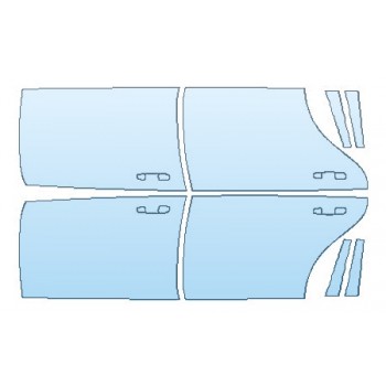 PRECUT PPF KIT - 2018 MERCEDES S-CLASS SEDAN S560 BASE FULL DOORS PRECUT PPF CLEAR BRA WRAP