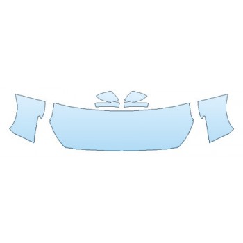 Precut PPF Kit – Clear Bra Paint Protection Film PAINT PROTECTION KIT - 2020 NISSAN LEAF SL HOOD(24 INCH WRAPPED EDGES) FENDERS MIRRORS - PRECUT PPF CLEAR BRA WRAP