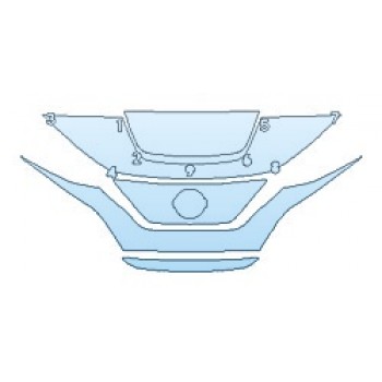 PAINT PROTECTION KIT - 2020 NISSAN LEAF SL GRILLE - PRECUT PPF CLEAR BRA WRAP