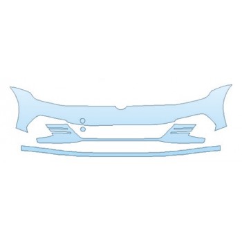 PAINT PROTECTION KIT - 2020 VOLKSWAGEN GOLF GTI BUMPER - PRECUT PPF CLEAR BRA WRAP