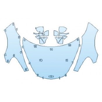 PRECUT PPF CLEAR BRA WRAP
