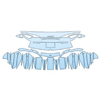 2018 MCLAREN 570GT Full Rear Bumper (Plate Cutout)