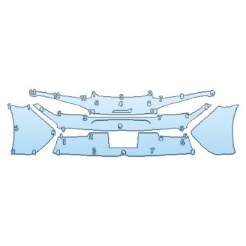 2018 MCLAREN 570S Full Rear Bumper With Sensors