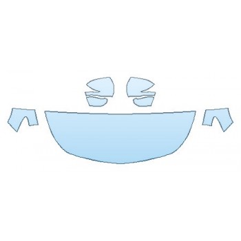 PAINT PROTECTION KIT - 2019 BUICK LACROSSE PREFERRED HOOD(30 INCH WRAPPED EDGES) FENDERS MIRRORS - PRECUT PPF CLEAR BRA WRAP