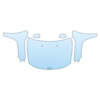 PRECUT PPF KIT - 2018 JEEP GRAND CHEROKEE OVERLAND FULL HOOD FENDERS MIRRORS PRECUT PPF CLEAR BRA WRAP
