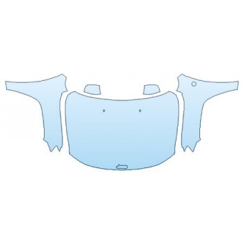 PRECUT PPF KIT - 2018 JEEP GRAND CHEROKEE OVERLAND FULL HOOD(WRAPPED EDGES) FENDERS MIRRORS (OFF ROAD PKG) PRECUT PPF CLEAR BRA WRAP