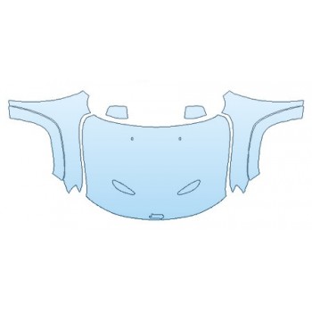 PRECUT PPF KIT - 2018 JEEP GRAND CHEROKEE SRT FULL HOOD FENDERS MIRRORS PRECUT PPF CLEAR BRA WRAP