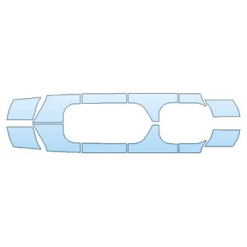 PRECUT PPF KIT - 2018 JEEP WRANGLER JK UNLIMITED RUBICON ROCKERS WITH PAINTED FENDERS PRECUT PPF CLEAR BRA WRAP