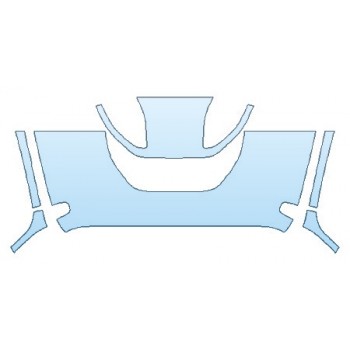 PRECUT PPF KIT - 2018 JEEP WRANGLER JK UNLIMITED RUBICON RECON HOOD (24 INCH) PRECUT PPF CLEAR BRA WRAP