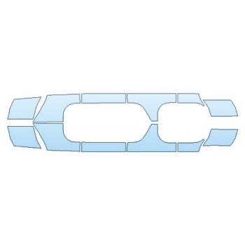 PRECUT PPF KIT - 2018 JEEP WRANGLER JK UNLIMITED RUBICON RECON ROCKERS WITH PAINTED FENDERS PRECUT PPF CLEAR BRA WRAP