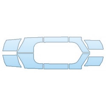 PRECUT PPF KIT - 2018 JEEP WRANGLER JK WILLYS WHEELER ROCKERS WITH PAINTED FENDERS PRECUT PPF CLEAR BRA WRAP