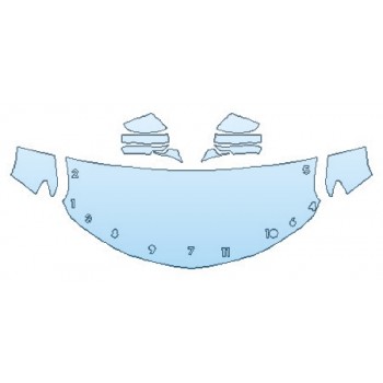 PRECUT PPF CLEAR BRA WRAP