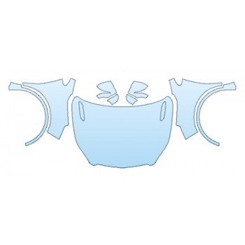 PRECUT PPF KIT - 2018 BUICK ENVISION PREMIUM FULL HOOD(WRAPPED EDGES) FENDERS MIRRORS PRECUT PPF CLEAR BRA WRAP