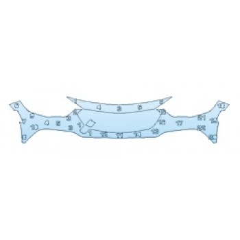 PAINT PROTECTION KIT - 2020 BUICK REGAL TOURX ESSENCE BUMPER ( 2 PIECE) - PRECUT PPF CLEAR BRA WRAP