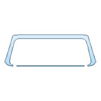 PAINT PROTECTION KIT - 2019 JEEP WRANGLER JL UNLIMITED SAHARA ROOF A-PILLARS (2 PIECE) - PRECUT PPF CLEAR BRA WRAP