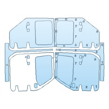 PAINT PROTECTION KIT - 2019 JEEP WRANGLER JL UNLIMITED SAHARA FULL DOORS - PRECUT PPF CLEAR BRA WRAP