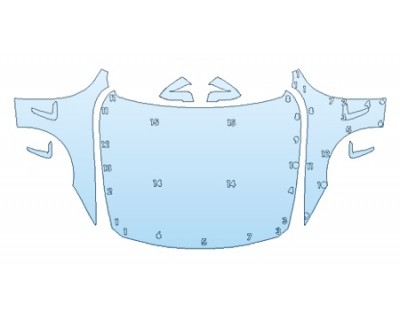 Precut PPF Kit – Clear Bra Paint Protection Film PAINT PROTECTION KIT - 2019 BMW 4 SERIES 430I COUPE BASE FULL HOOD FENDERS MIRRORS - PRECUT PPF CLEAR BRA WRAP