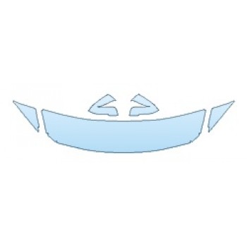 PAINT PROTECTION KIT - 2019 BMW 4 SERIES 430I COUPE BASE HOOD(18 INCH WRAPPED EDGES) FENDERS MIRRORS - PRECUT PPF CLEAR BRA WRAP