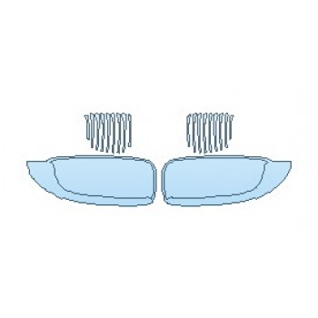 PAINT PROTECTION KIT - 2019 BMW 4 SERIES 430I COUPE BASE GRILLE - PRECUT PPF CLEAR BRA WRAP