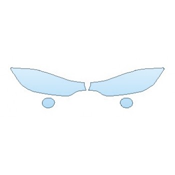 PAINT PROTECTION KIT - 2019 BMW 4 SERIES 430I COUPE BASE HEADLIGHTS FOG LIGHTS - PRECUT PPF CLEAR BRA WRAP