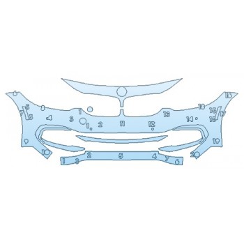 2019 BMW 4 SERIES 430I XDRIVE COUPE BASE Bumper With Sensors