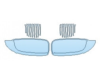 PAINT PROTECTION KIT - 2019 BMW 4 SERIES 430I XDRIVE COUPE SPORT LINE GRILLE - PRECUT PPF CLEAR BRA WRAP