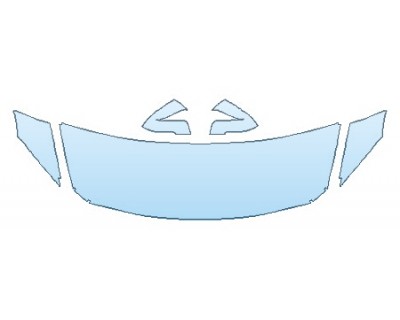 PAINT PROTECTION KIT - 2019 BMW 4 SERIES 430I XDRIVE GRAN COUPE BASE HOOD(24 INCH WRAPPED EDGES) FENDERS MIRRORS - PRECUT PPF CLEAR BRA WRAP