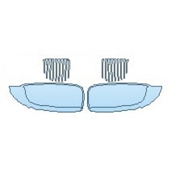 PAINT PROTECTION KIT - 2019 BMW 4 SERIES 430I XDRIVE GRAN COUPE BASE GRILLE - PRECUT PPF CLEAR BRA WRAP